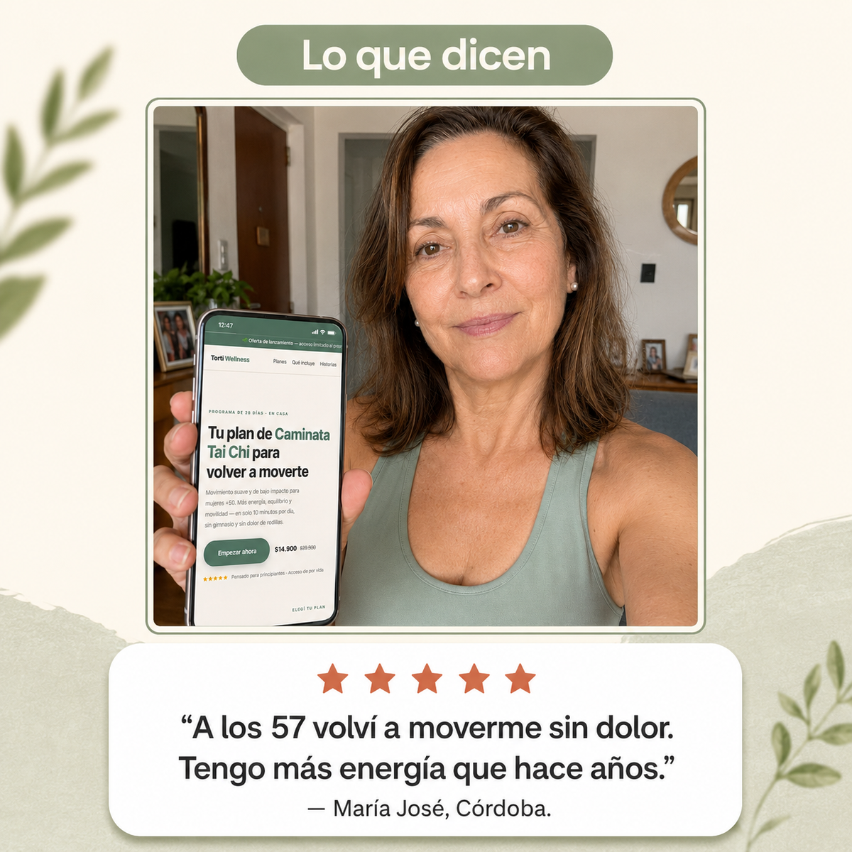 Caminata Tai Chi — 28 días